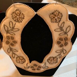 Vintage Glentex Beaded Collar